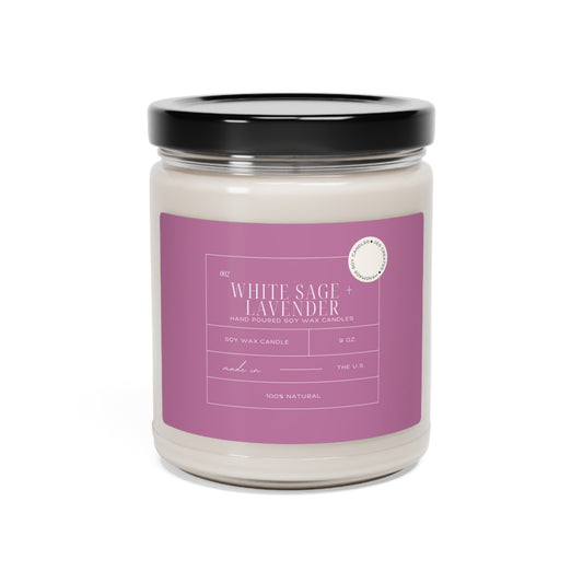 White Sage + Lavender Soy Candle