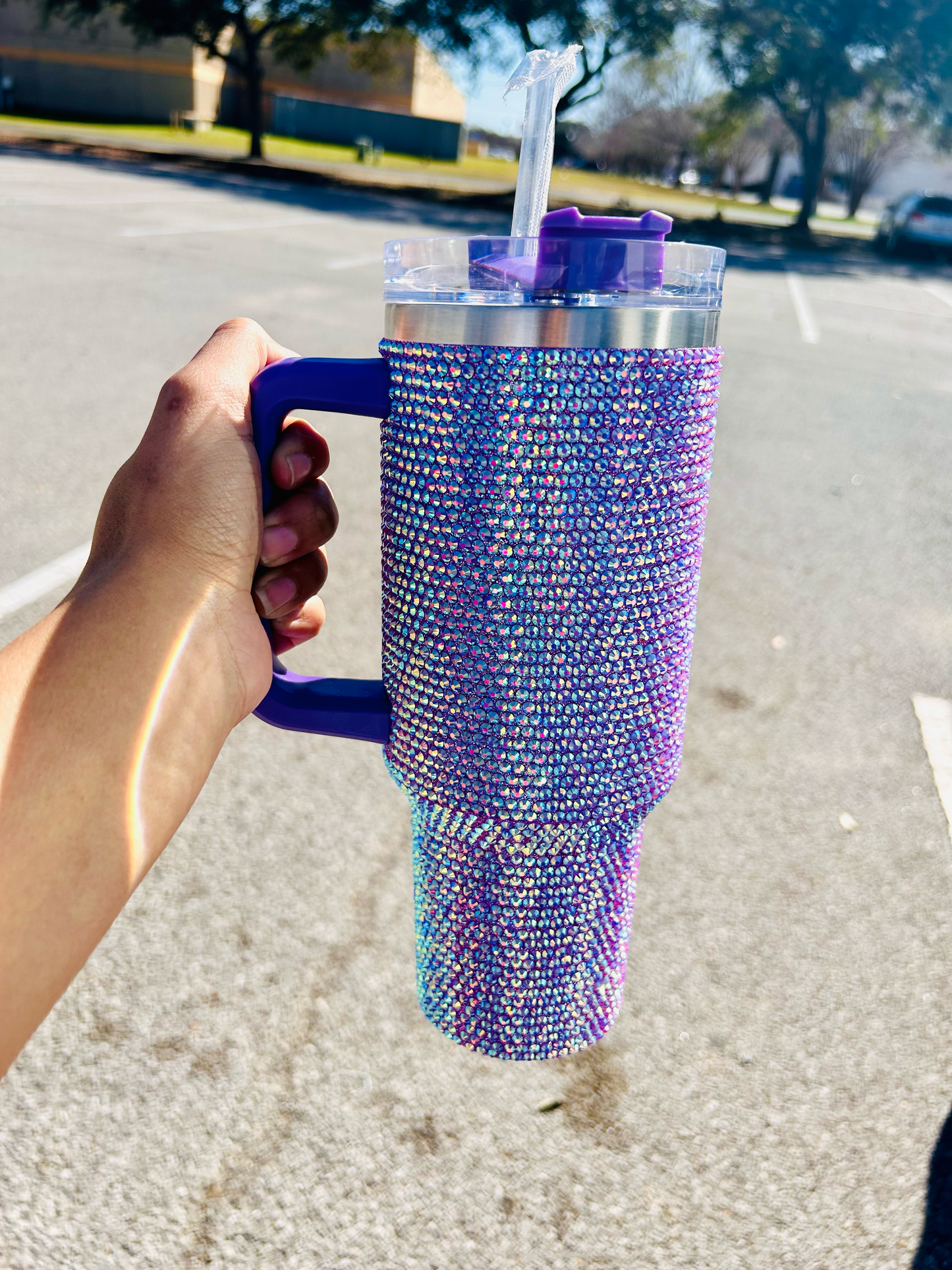 40 oz Rhinestone Tumbler