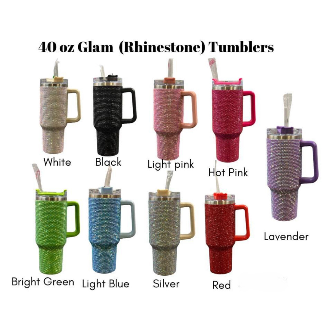 40 oz Rhinestone Tumbler